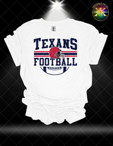 Texans Football Sublimation Shirt Transfer (10-11 inches in width)
